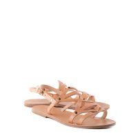 Simou All Italian Leather Aravel Greek Sandal Classic Natural