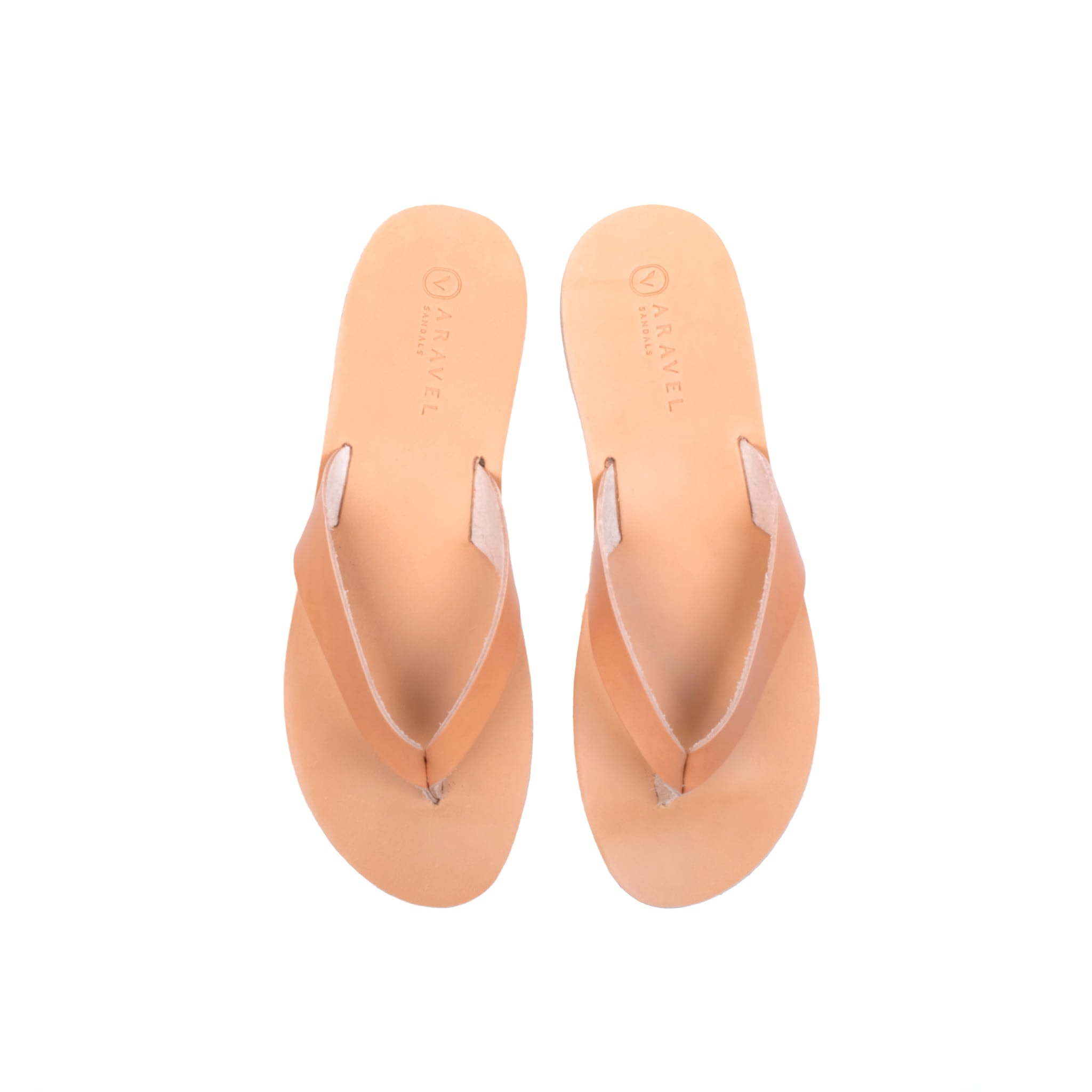 Agios Classic All Leather Mens Slide Sandal Natural