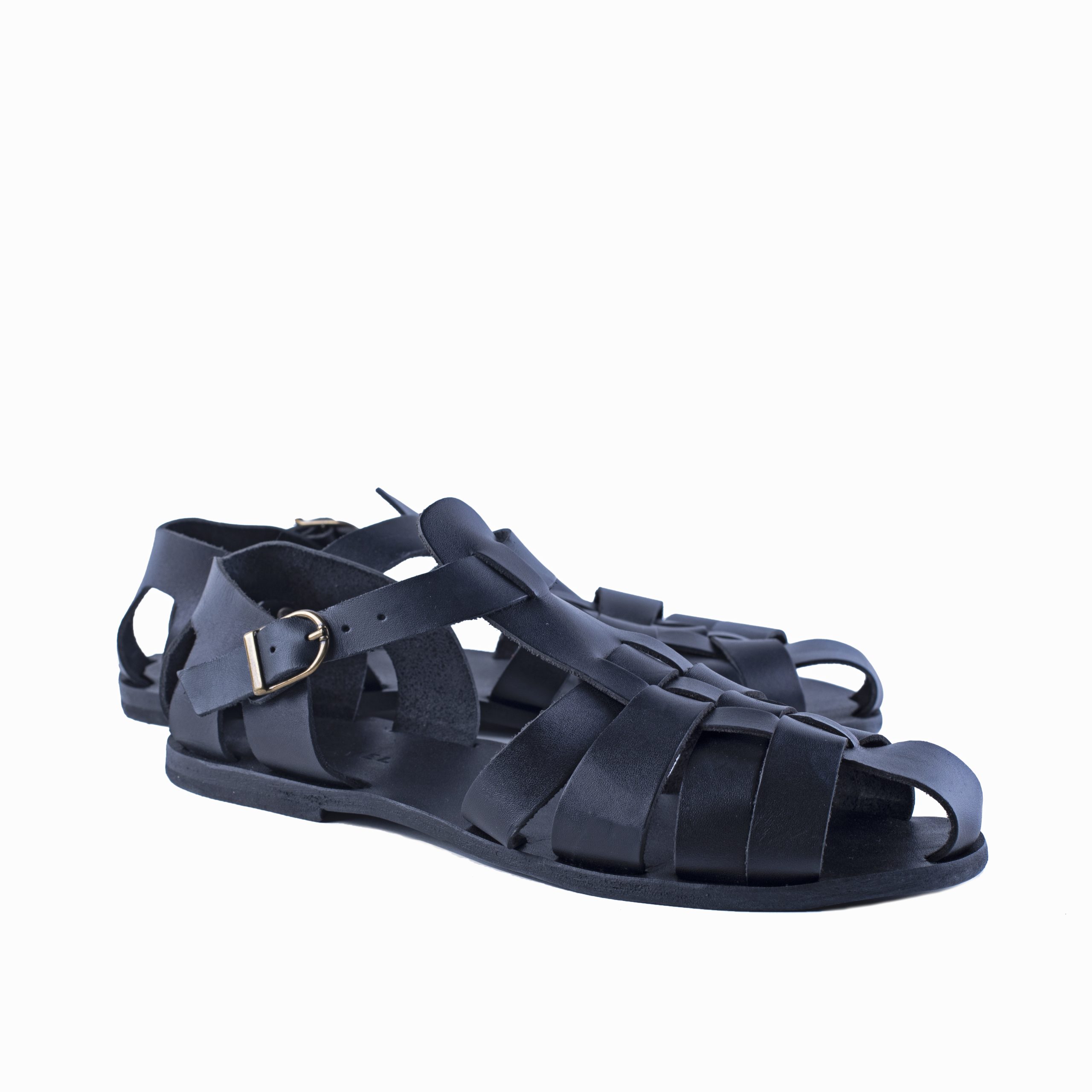 Mathiatis All Italian Nappa Leather Classic Greek Sandal for Men.